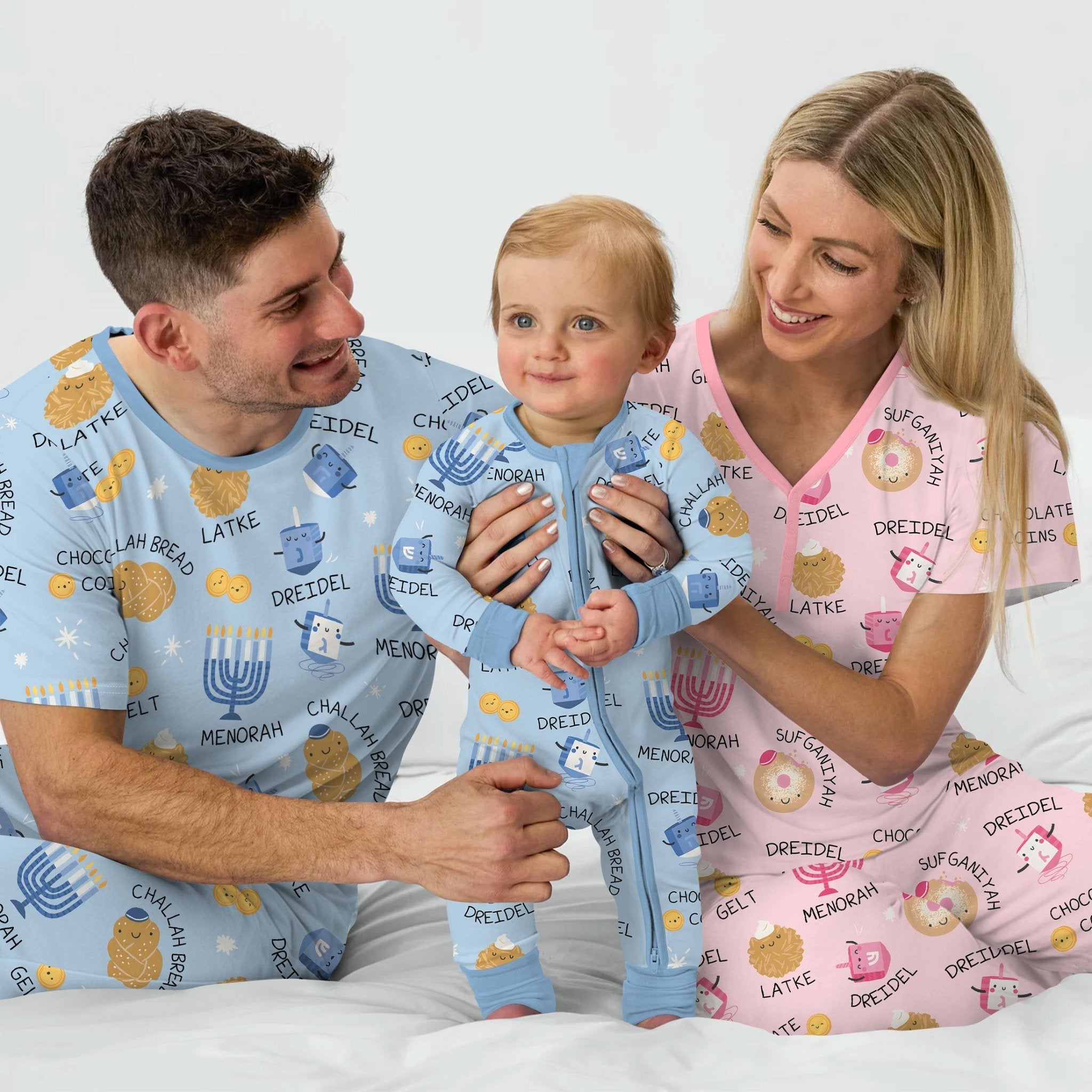 Family Hanukkah Matching Men's Pajama Set - StazzyBaby