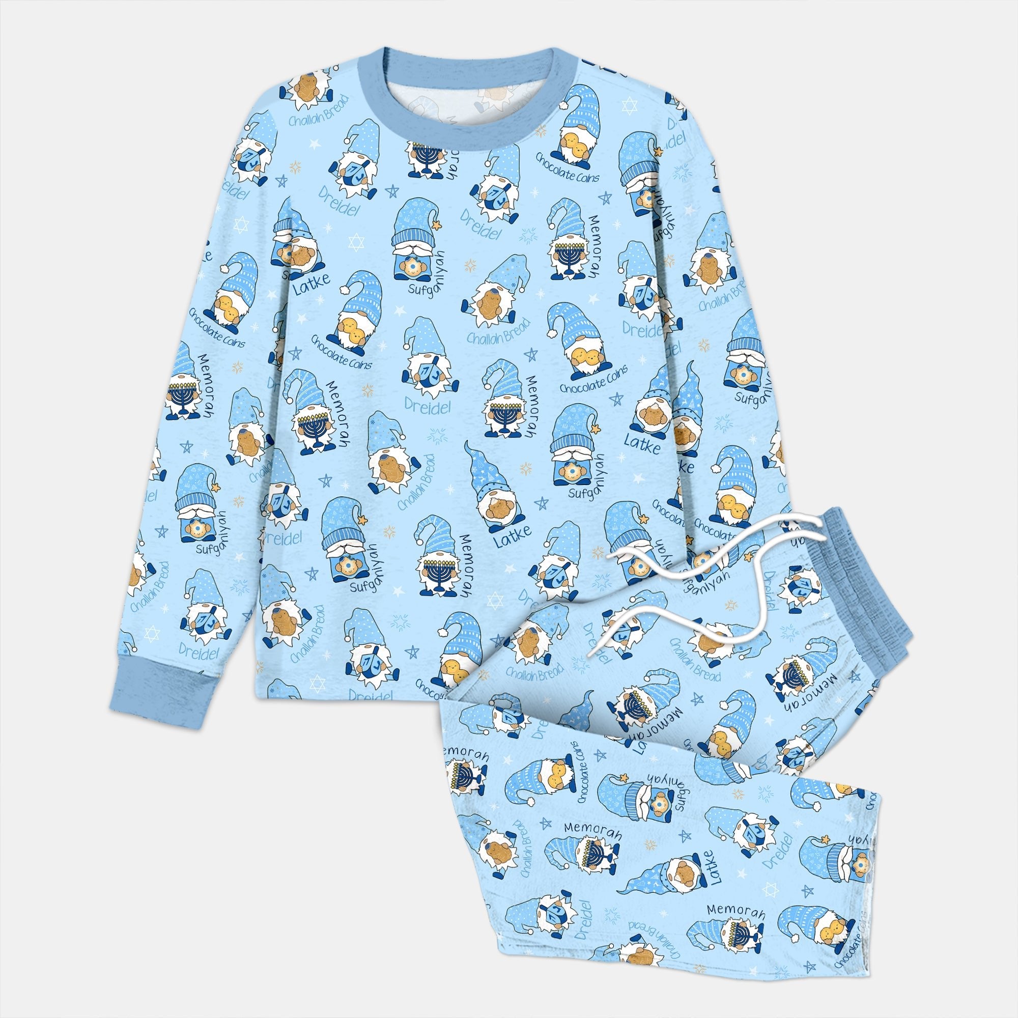 Happy Hanukkah Matching Family Men's Pajama Set - StazzyBaby