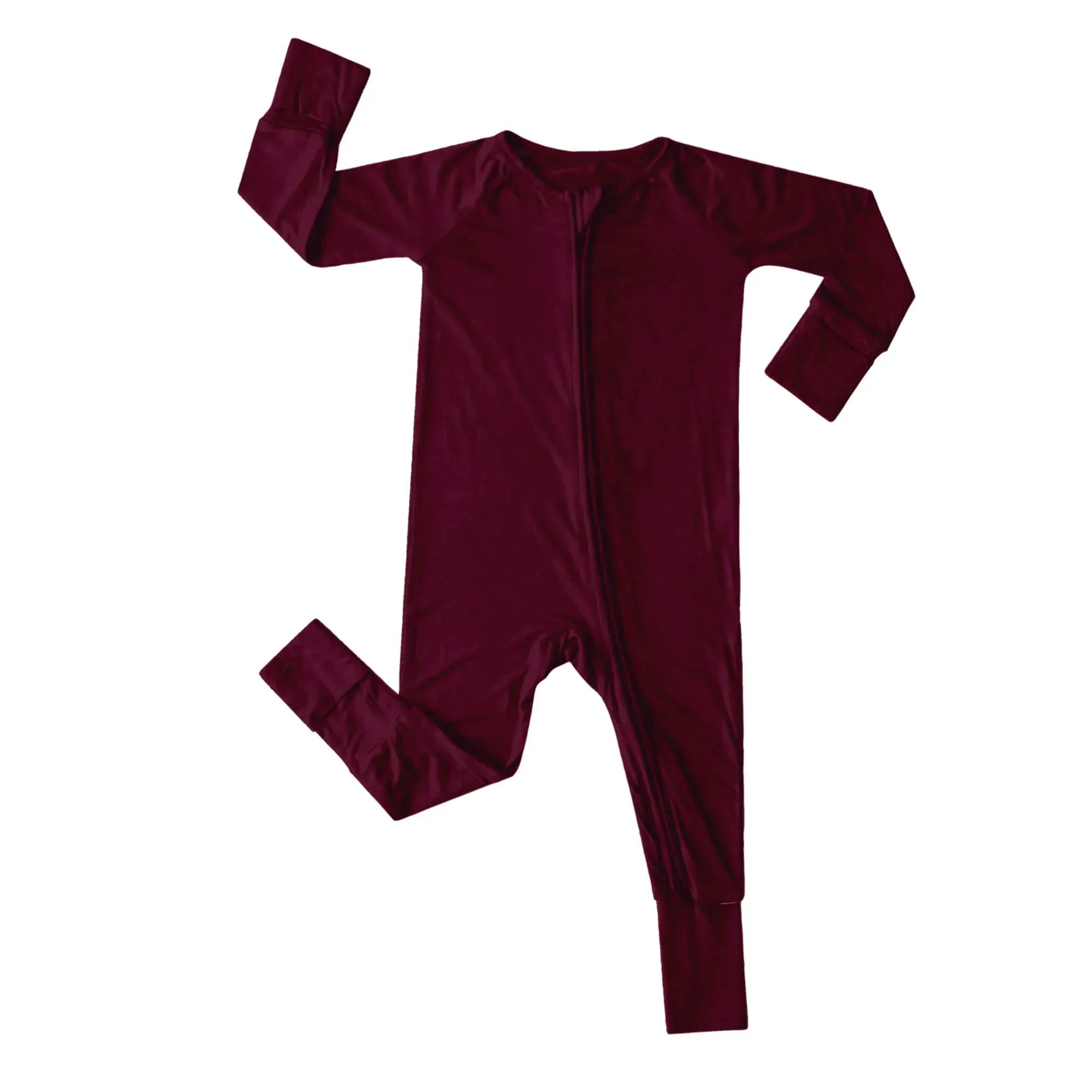 Convertible Zippered Romper in Brown Chocolate - StazzyBaby