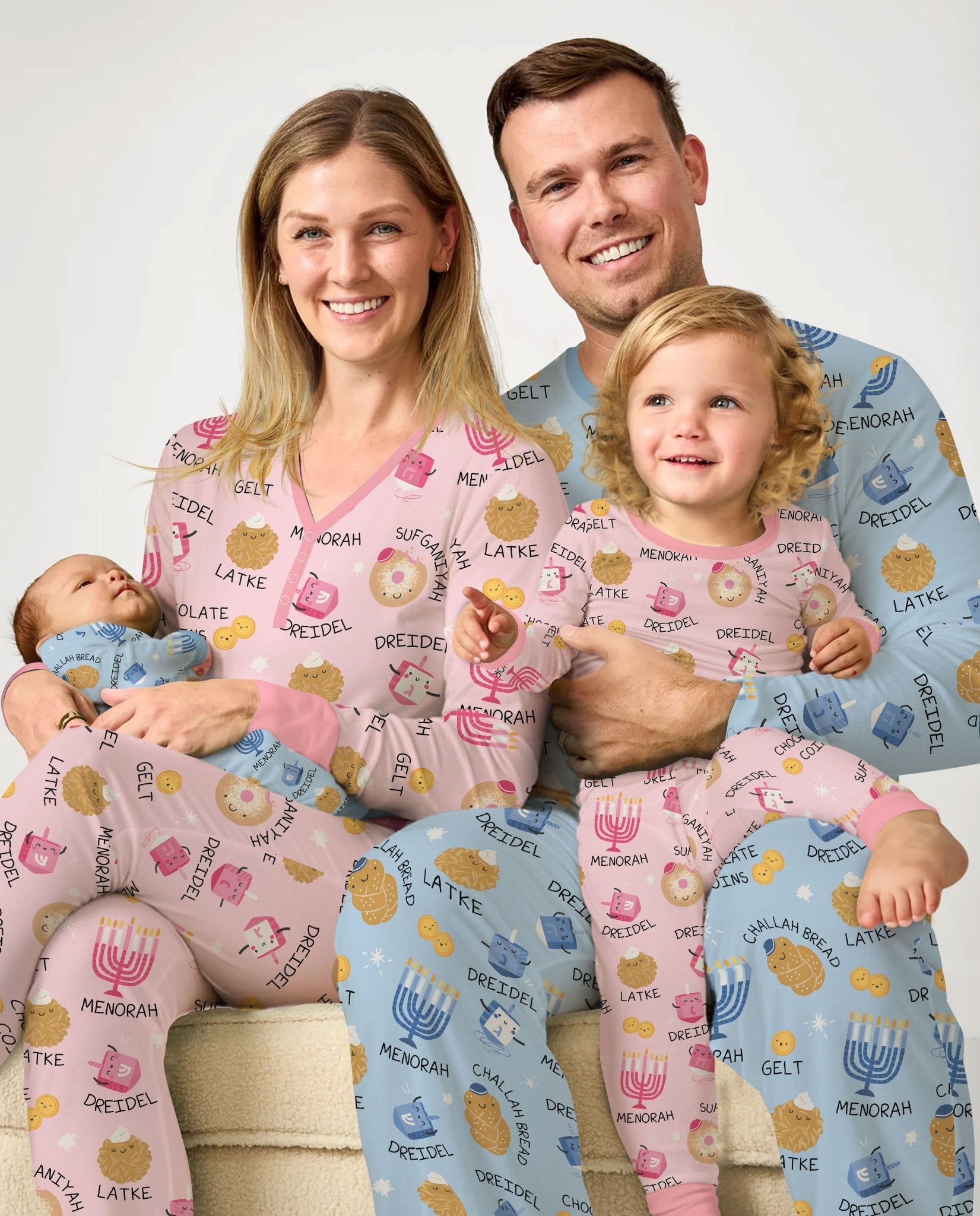 Family Hanukkah Matching Women Pajama Set - StazzyBaby