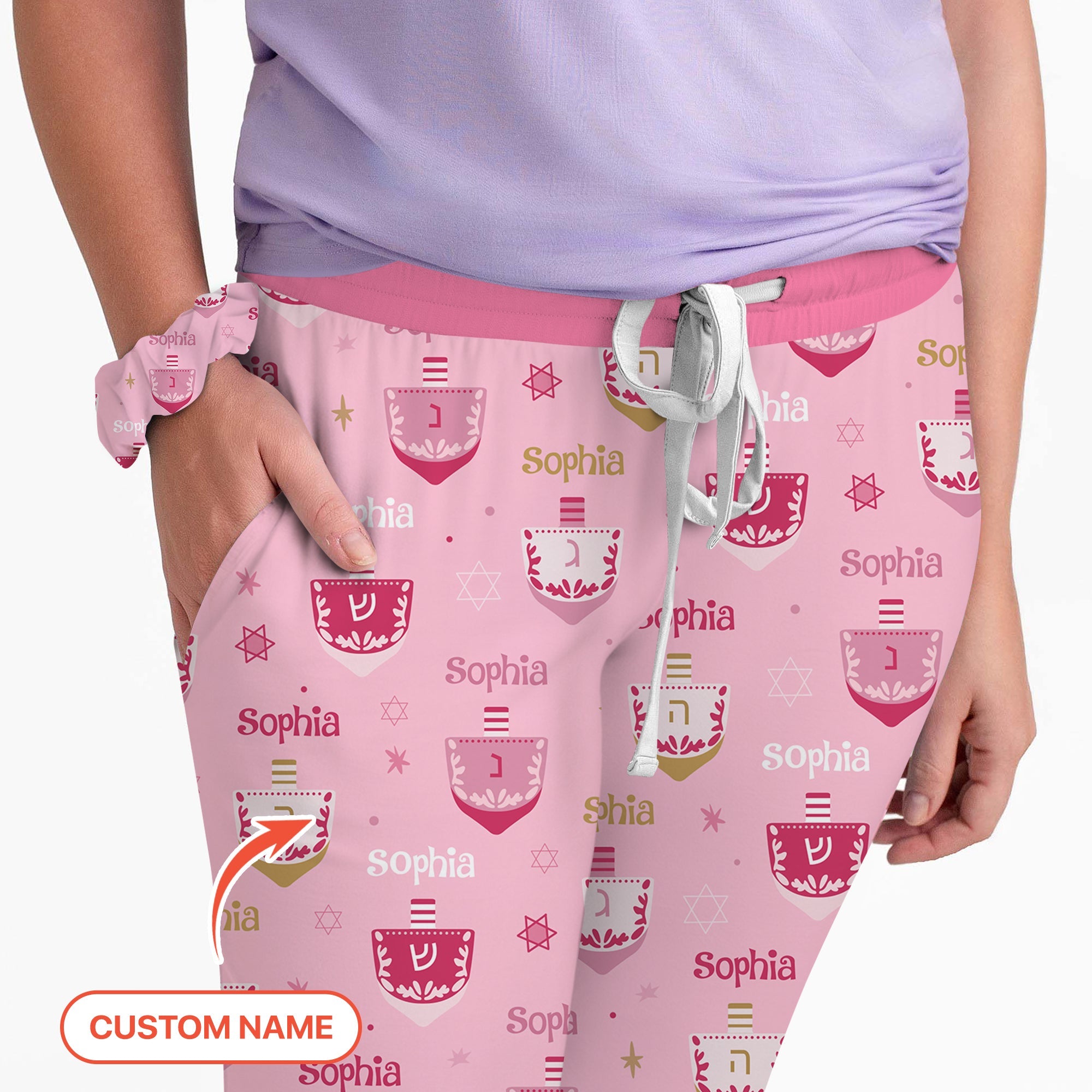 Hanukkah Dreidels Women Pajama Set - StazzyBaby