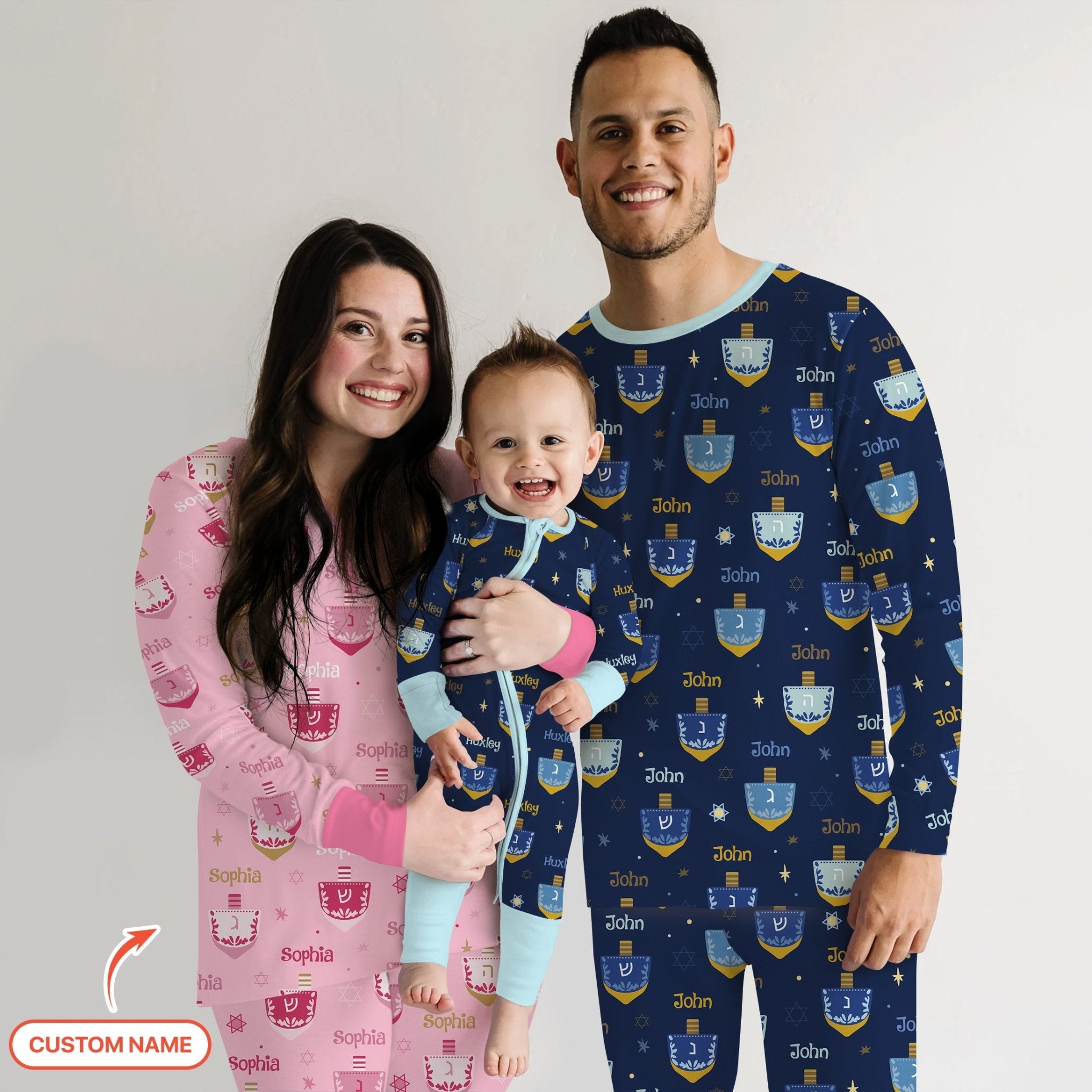 Hanukkah Dreidels Women Pajama Set - StazzyBaby