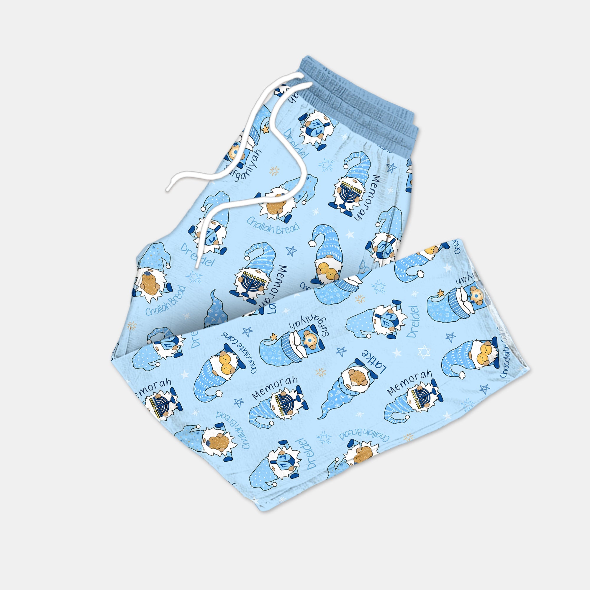 Happy Hanukkah Matching Family Men's Pajama Set - StazzyBaby