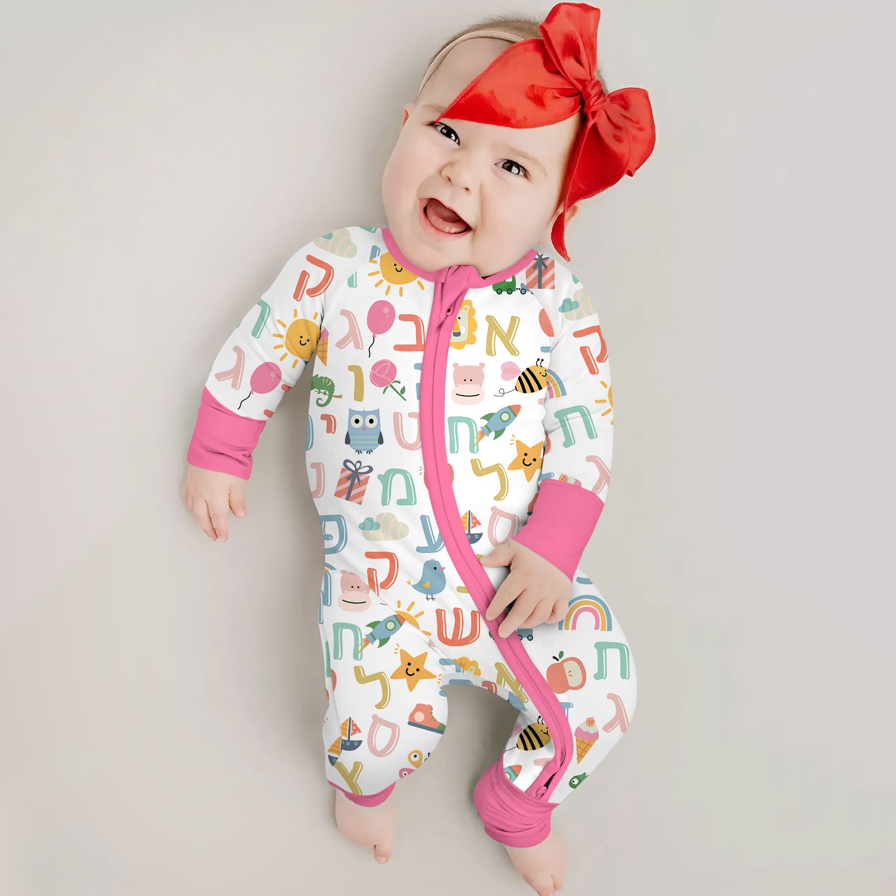 Hebrew Alphabet Zippy - StazzyBaby