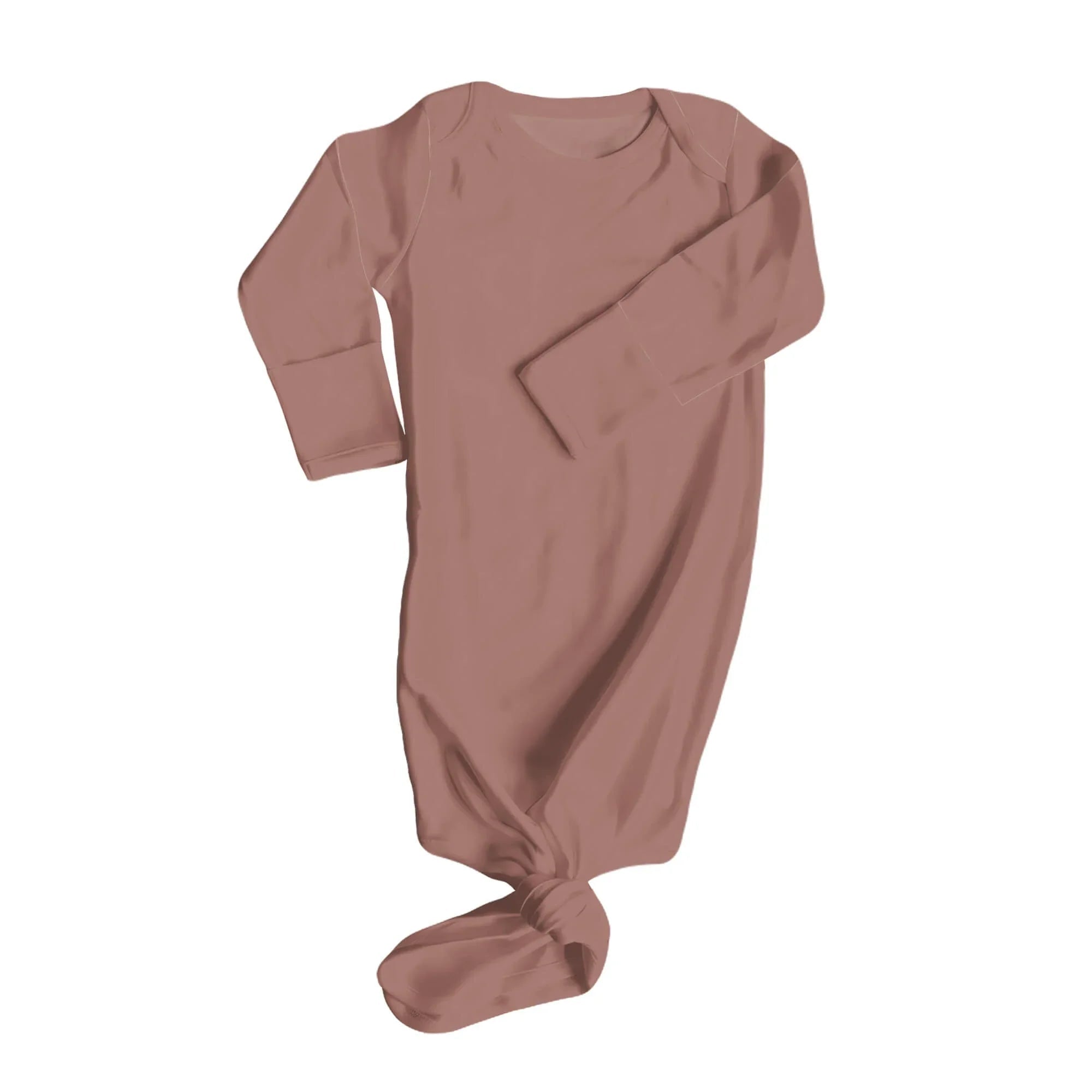 Knot Gown In Dark Chestnut - StazzyBaby