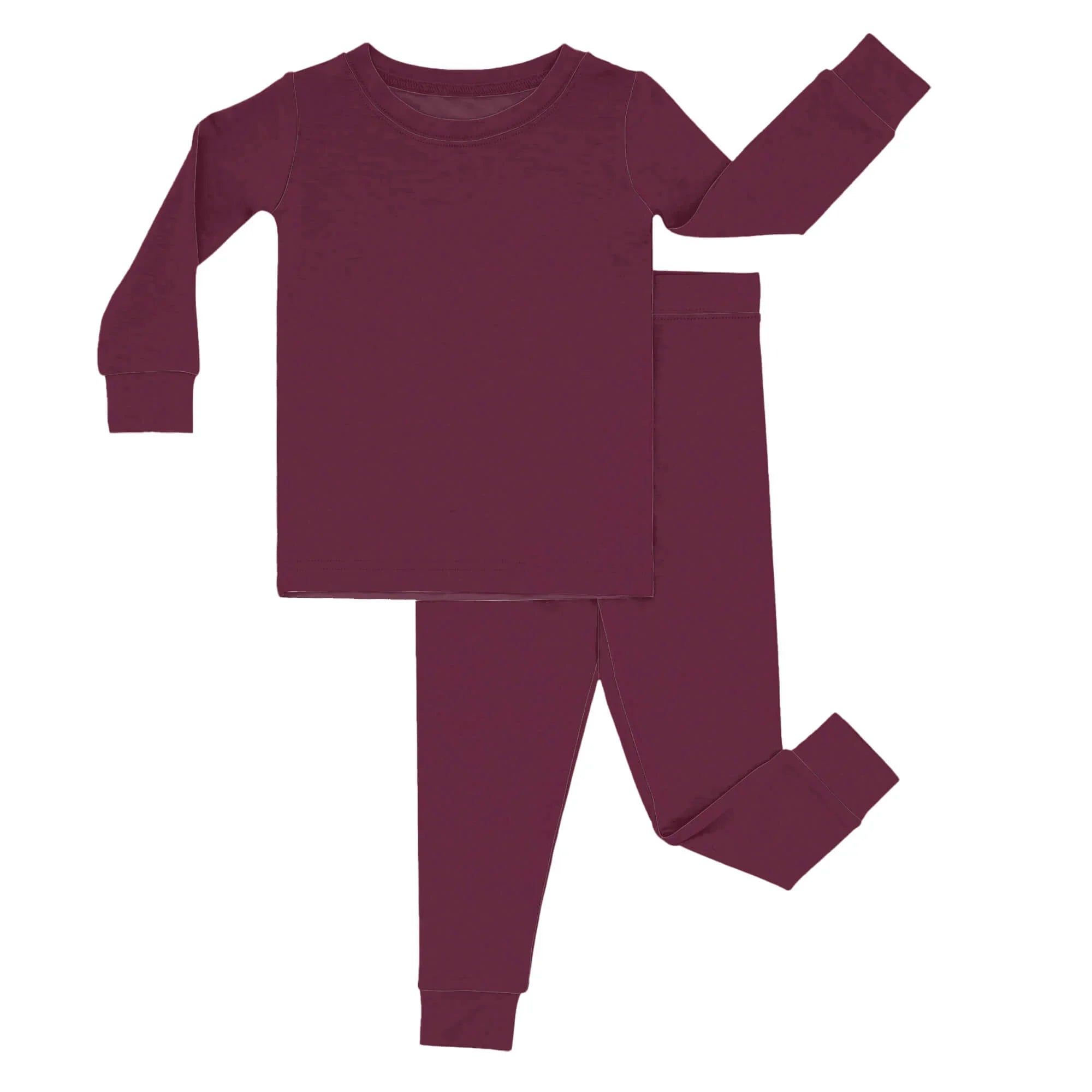 Two Piece Pajama Set In Brown Chocolate - StazzyBaby