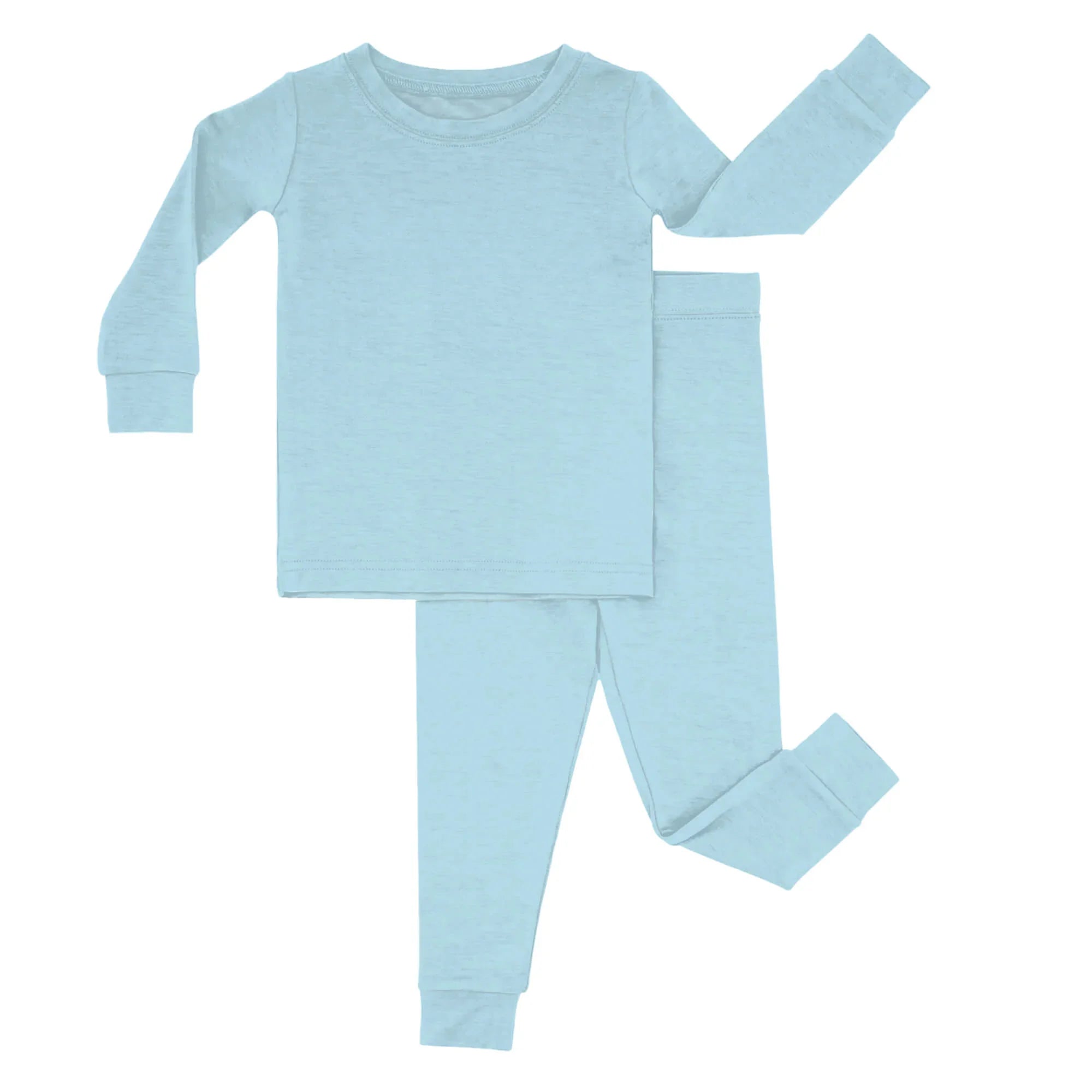 Two Piece Pajama Set In Light Blue - StazzyBaby